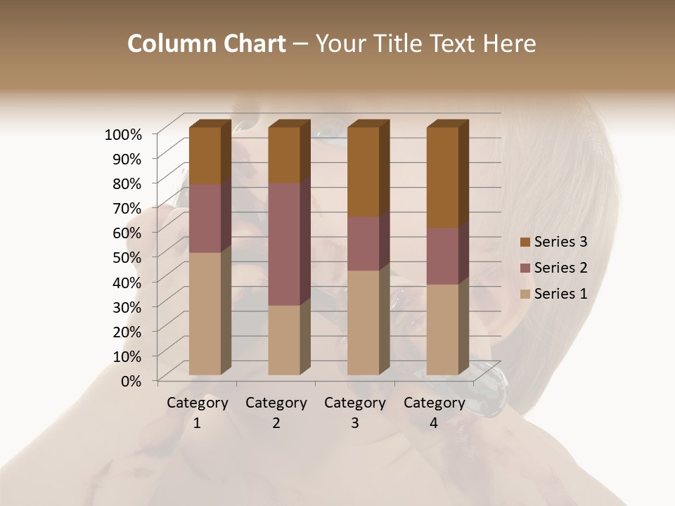 Bleu Blond Mignon PowerPoint Template