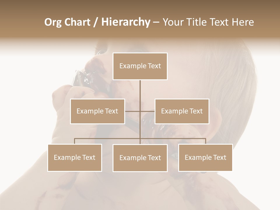 Bleu Blond Mignon PowerPoint Template