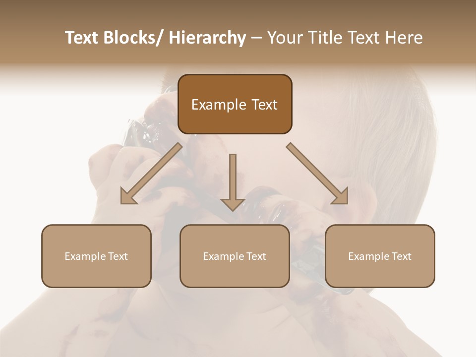 Bleu Blond Mignon PowerPoint Template