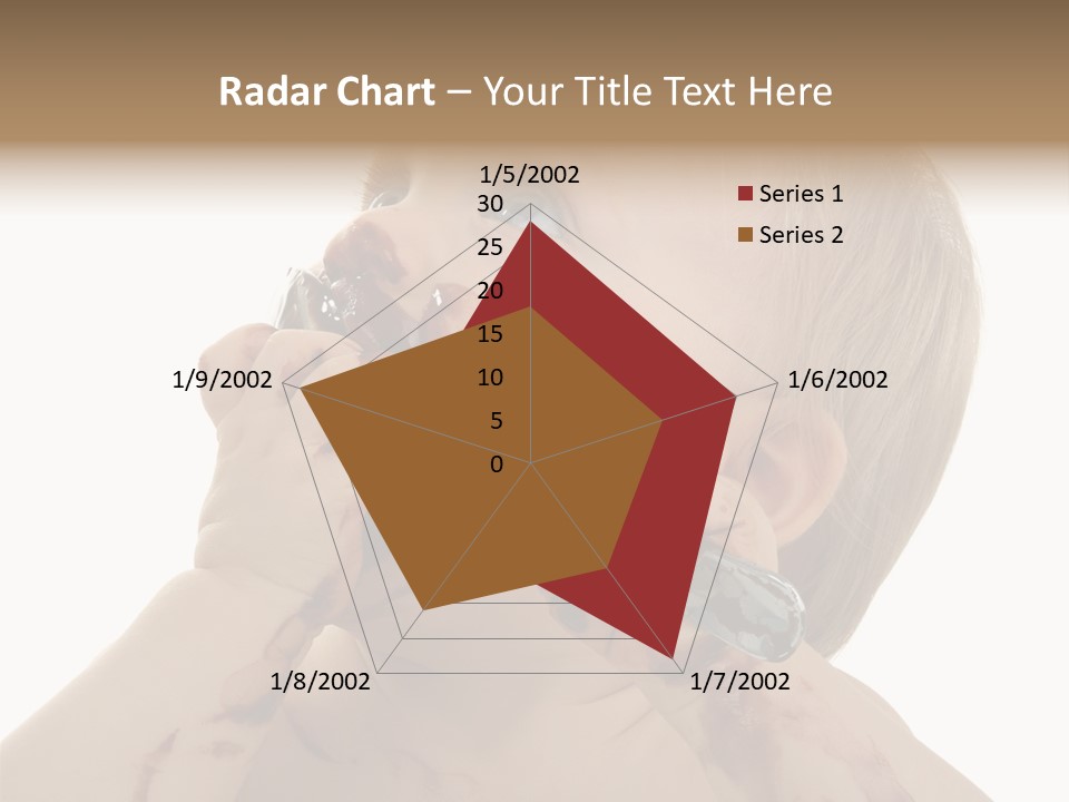 Bleu Blond Mignon PowerPoint Template