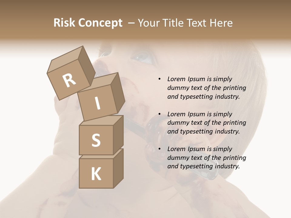 Bleu Blond Mignon PowerPoint Template