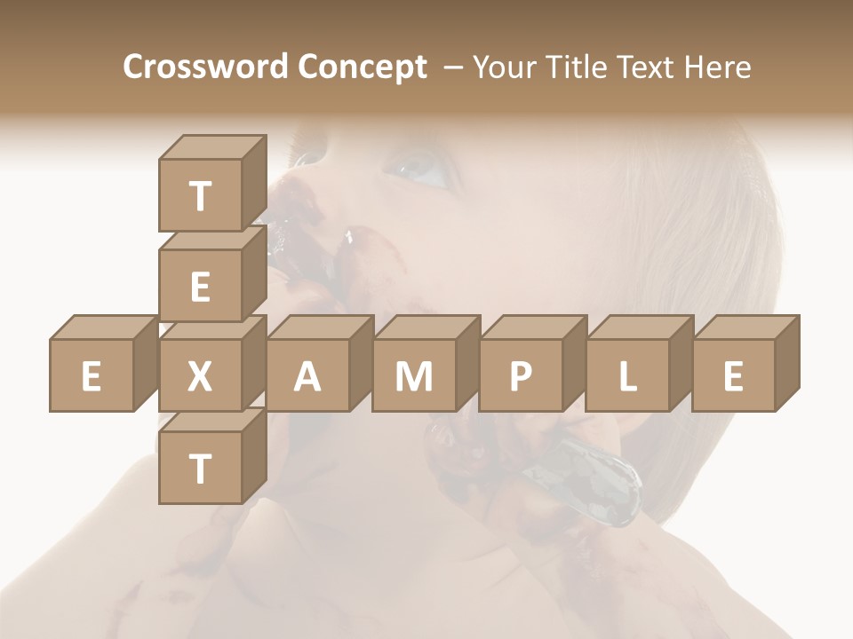 Bleu Blond Mignon PowerPoint Template