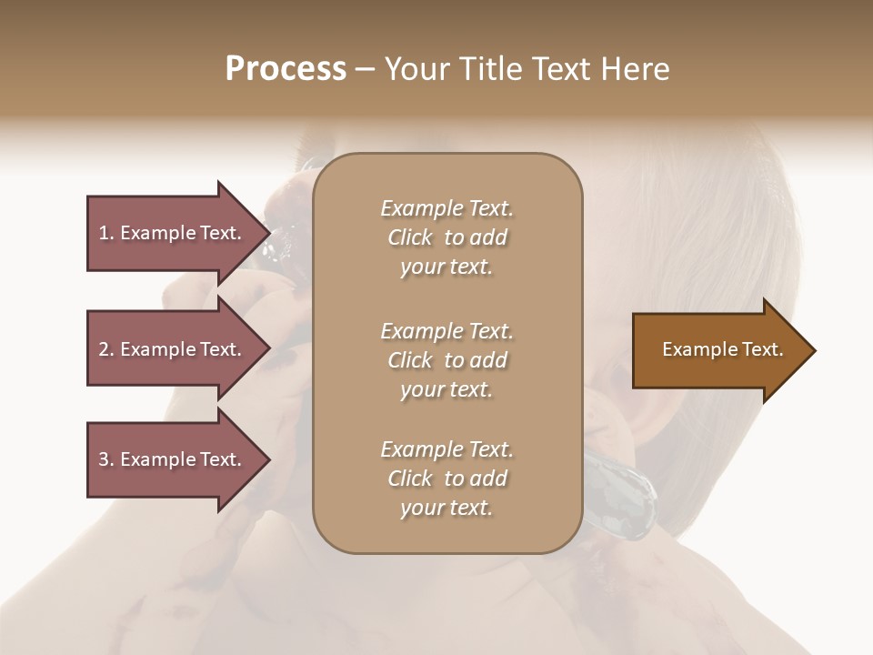 Bleu Blond Mignon PowerPoint Template