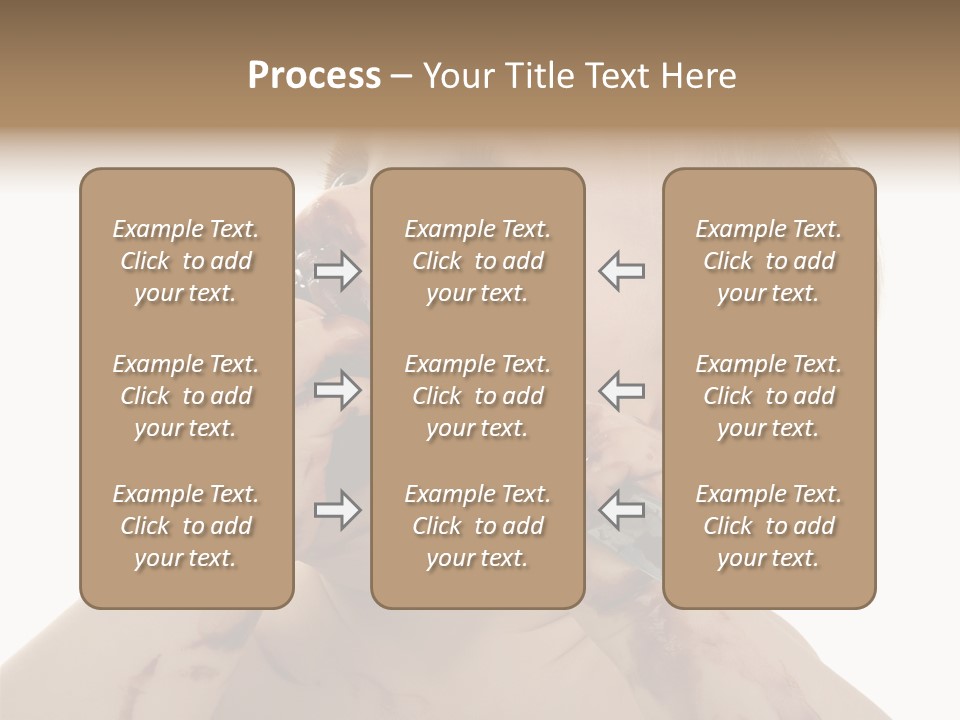 Bleu Blond Mignon PowerPoint Template