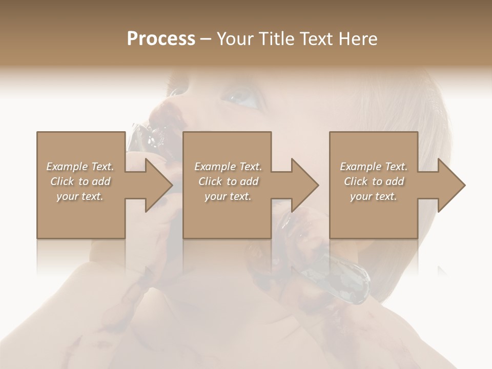 Bleu Blond Mignon PowerPoint Template