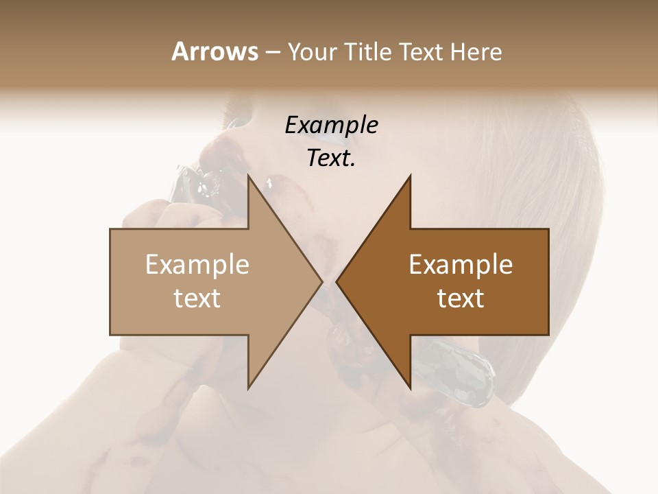 Bleu Blond Mignon PowerPoint Template