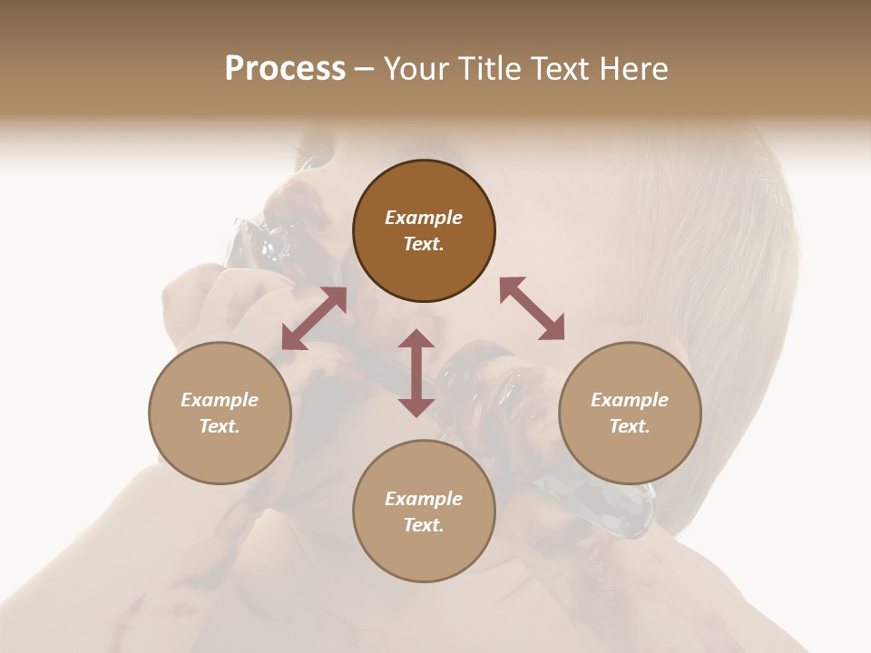 Bleu Blond Mignon PowerPoint Template