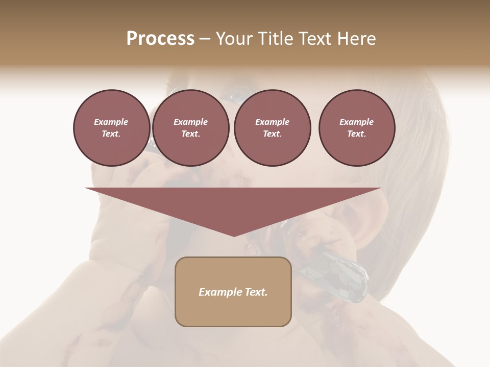 Bleu Blond Mignon PowerPoint Template