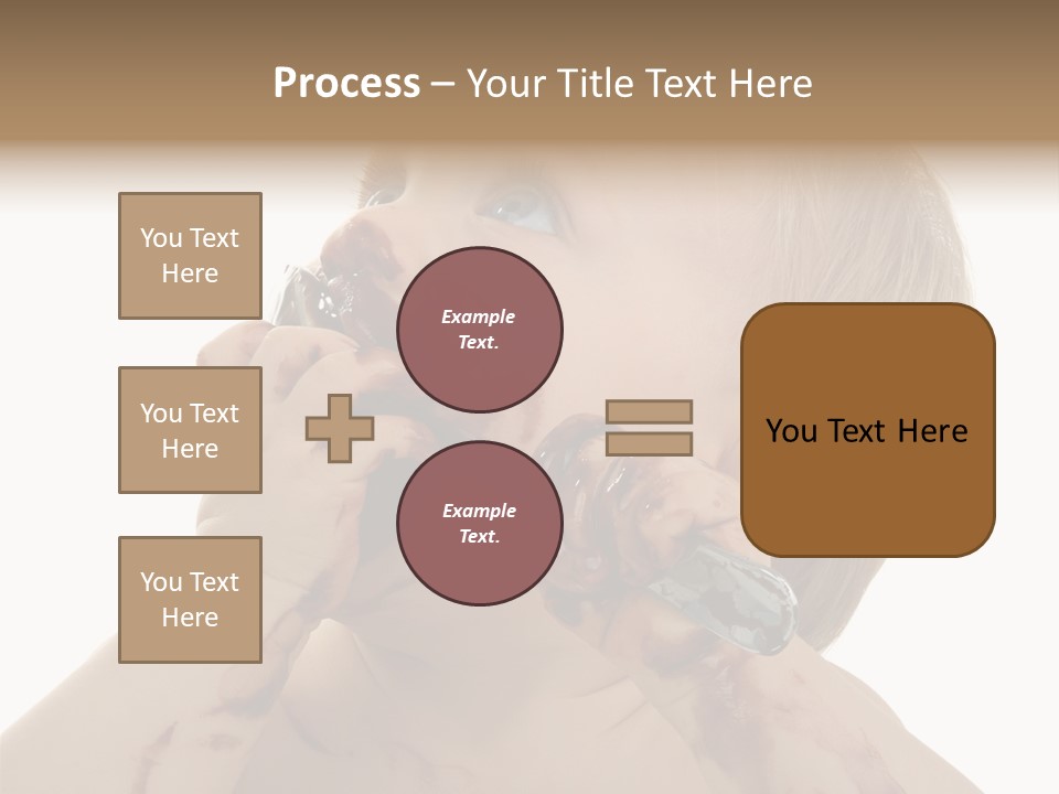 Bleu Blond Mignon PowerPoint Template