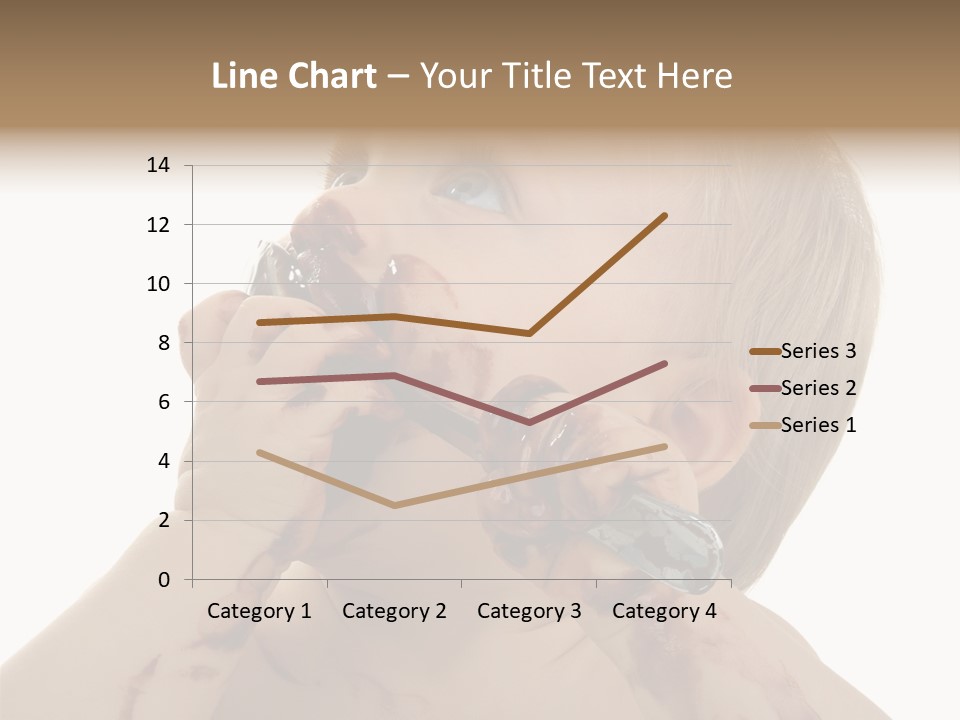 Bleu Blond Mignon PowerPoint Template