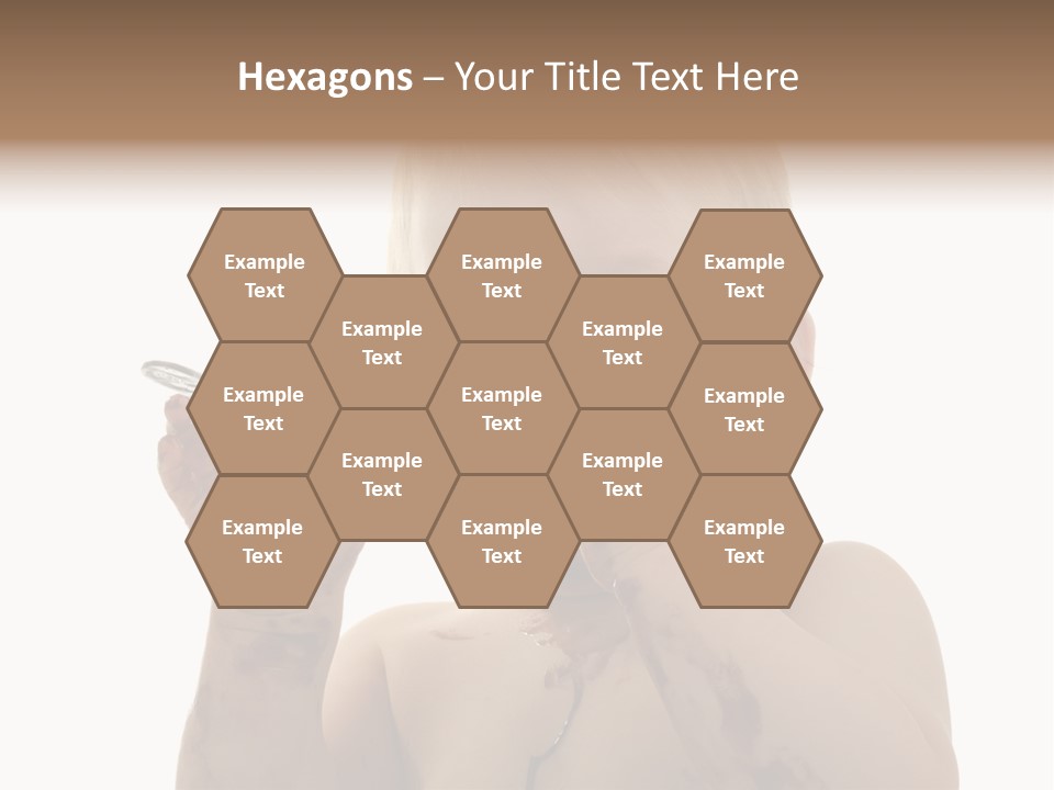 Blanc Nourriture Expression PowerPoint Template