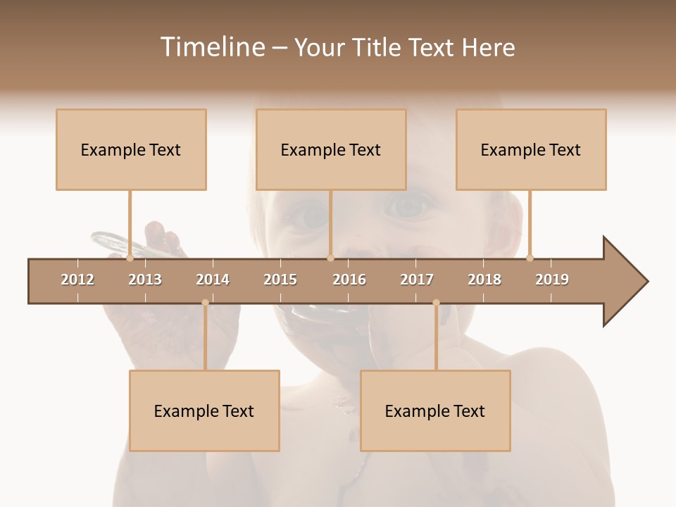 Blanc Nourriture Expression PowerPoint Template