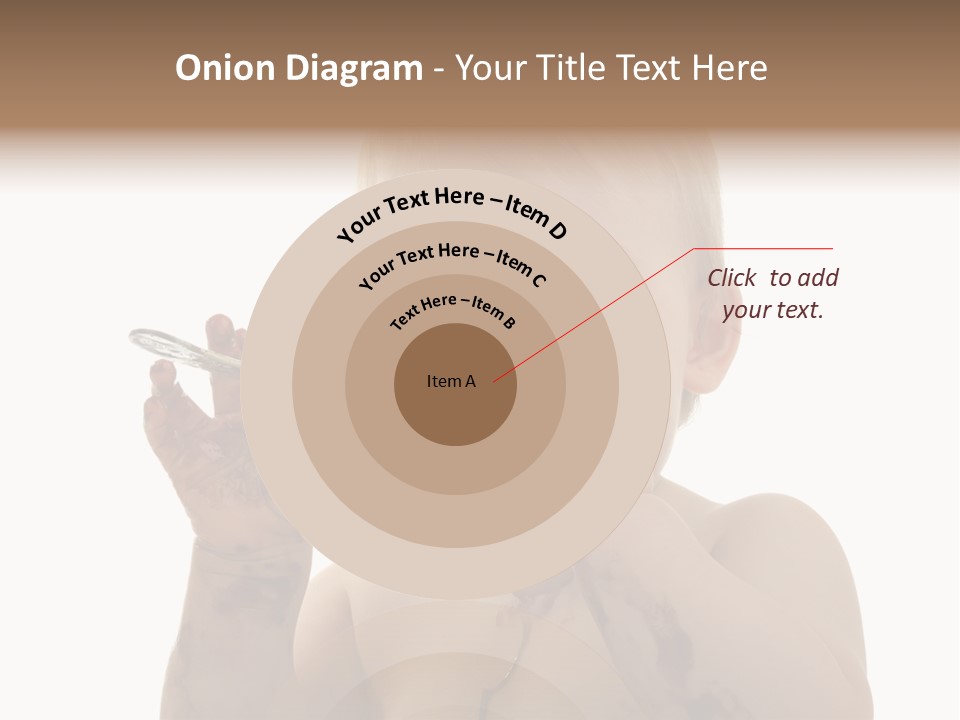 Blanc Nourriture Expression PowerPoint Template