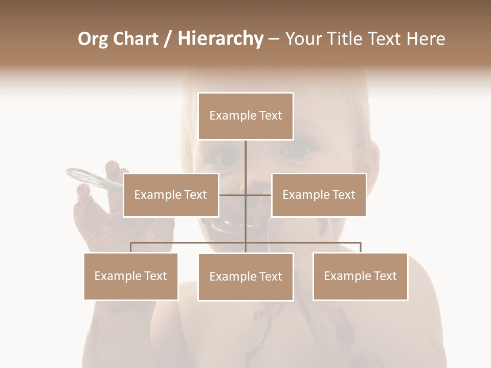 Blanc Nourriture Expression PowerPoint Template