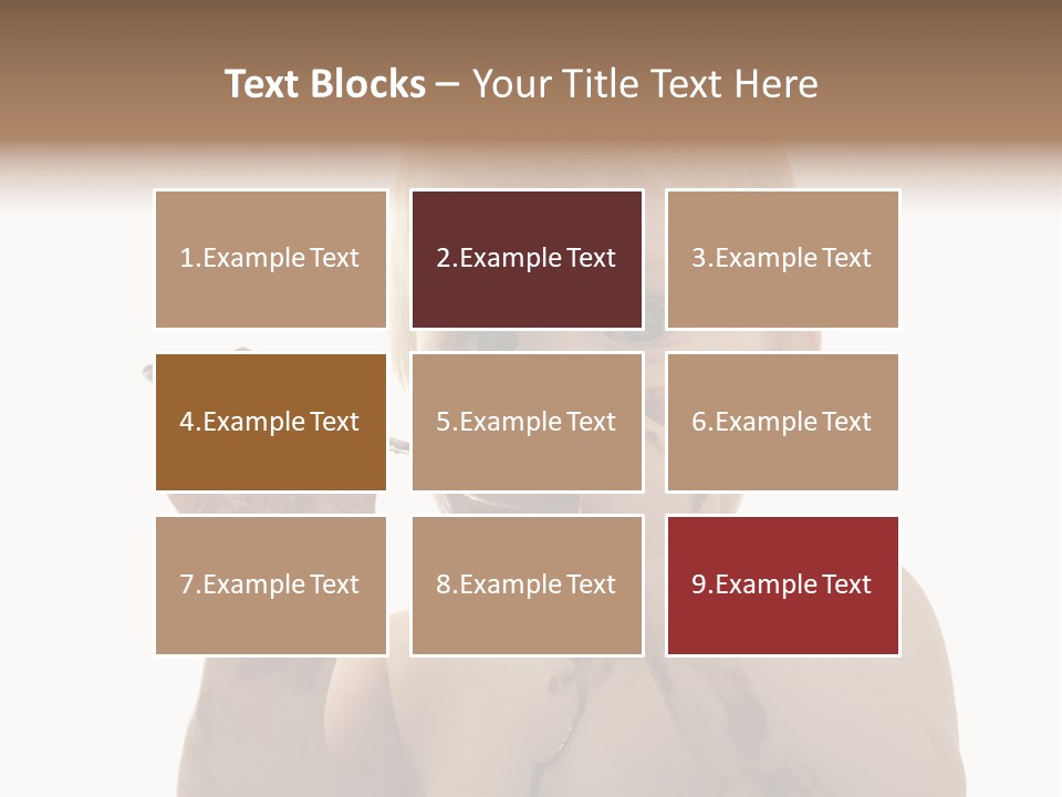 Blanc Nourriture Expression PowerPoint Template