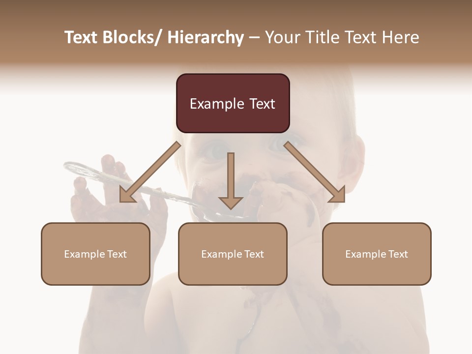 Blanc Nourriture Expression PowerPoint Template