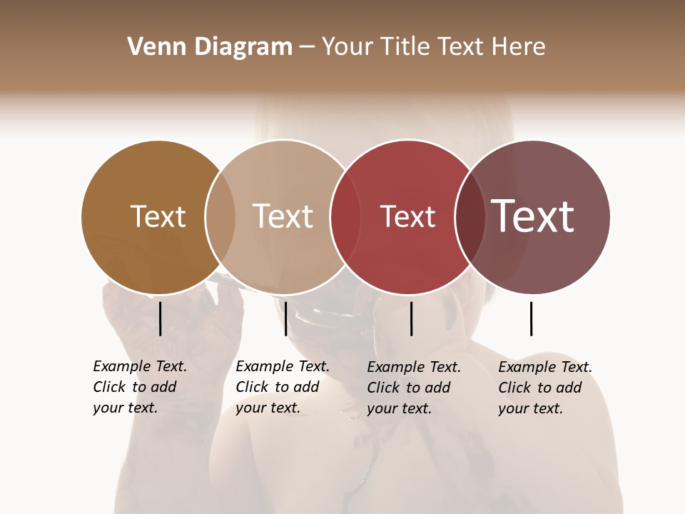 Blanc Nourriture Expression PowerPoint Template