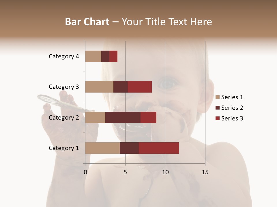 Blanc Nourriture Expression PowerPoint Template