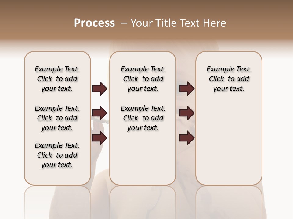 Blanc Nourriture Expression PowerPoint Template