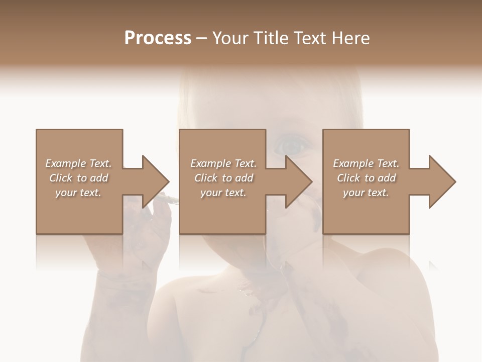 Blanc Nourriture Expression PowerPoint Template