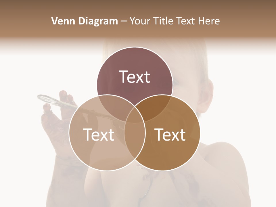 Blanc Nourriture Expression PowerPoint Template