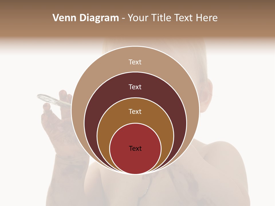 Blanc Nourriture Expression PowerPoint Template