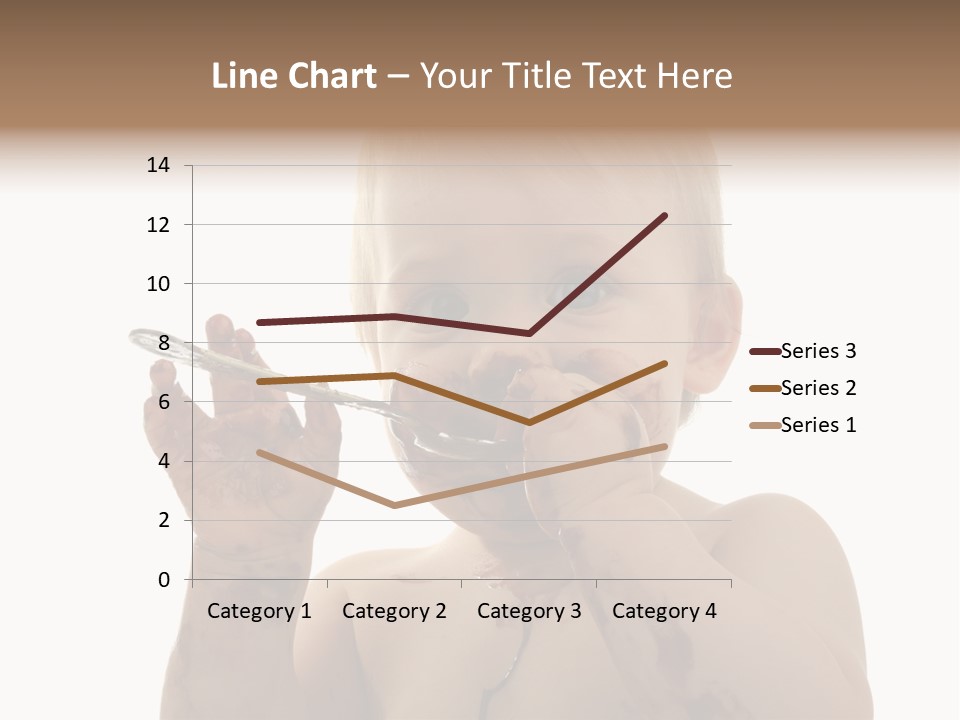 Blanc Nourriture Expression PowerPoint Template