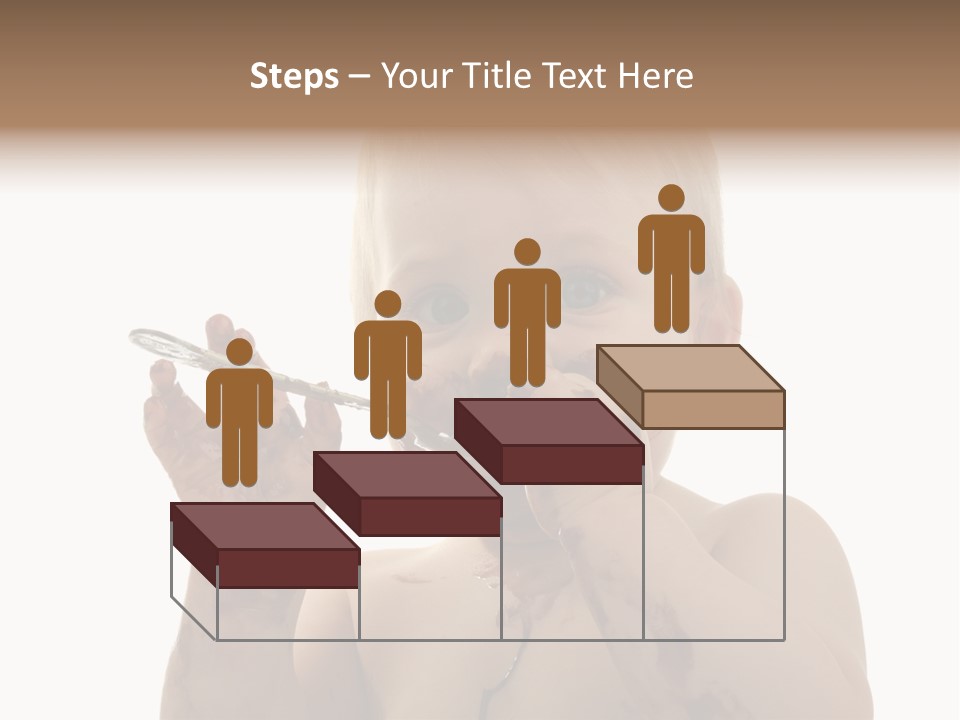 Blanc Nourriture Expression PowerPoint Template