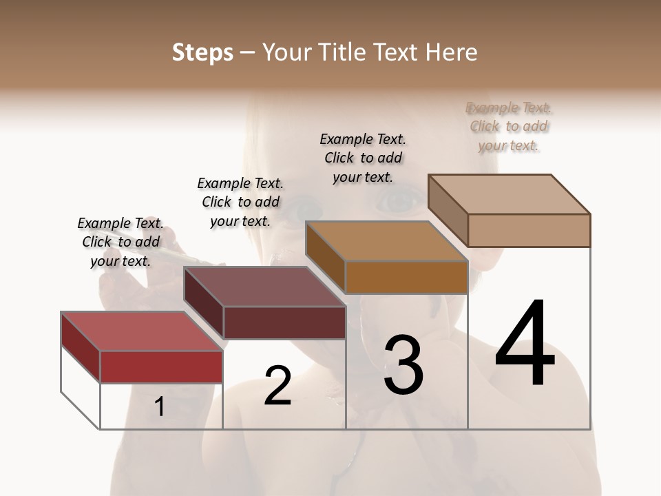 Blanc Nourriture Expression PowerPoint Template