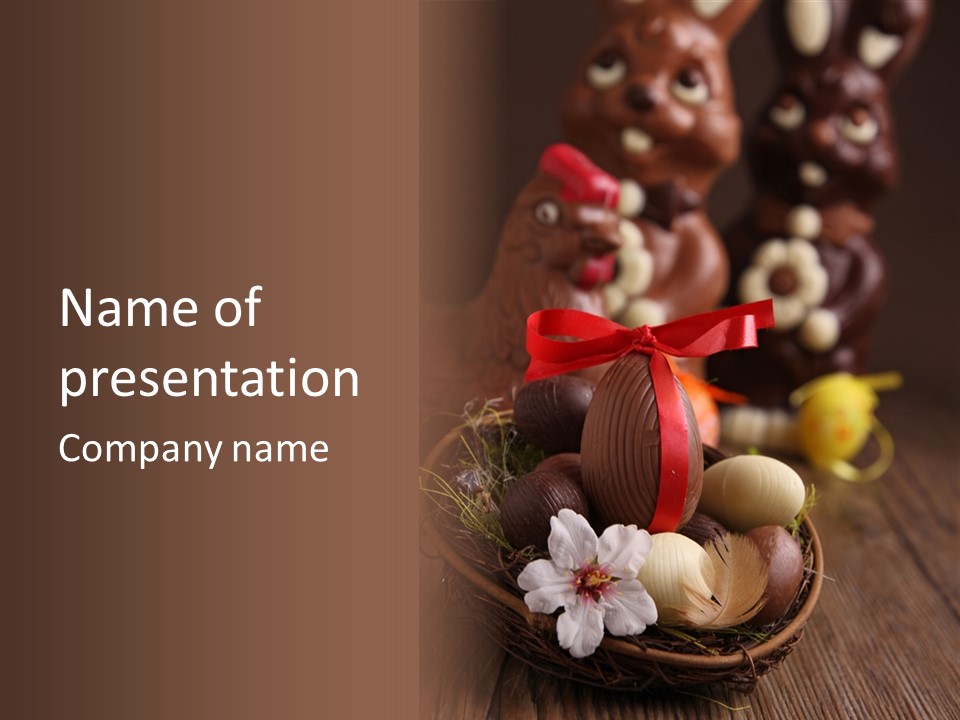 Easter Egg Gift Spring PowerPoint Template