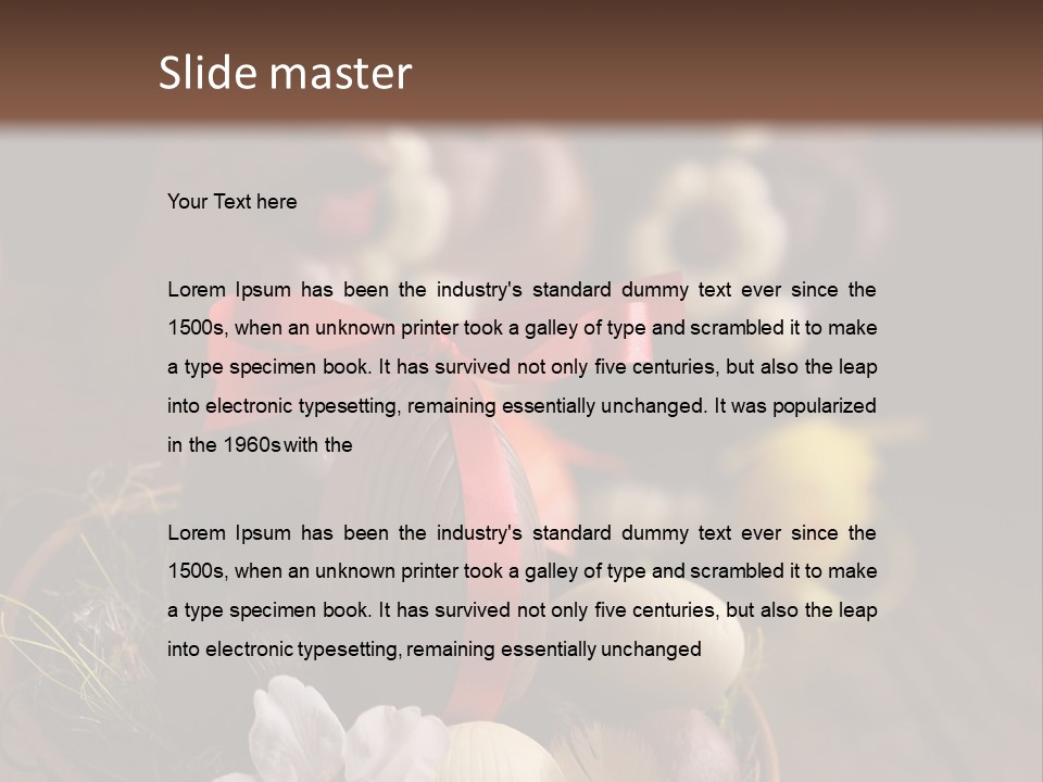 Easter Egg Gift Spring PowerPoint Template