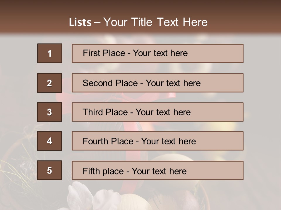 Easter Egg Gift Spring PowerPoint Template