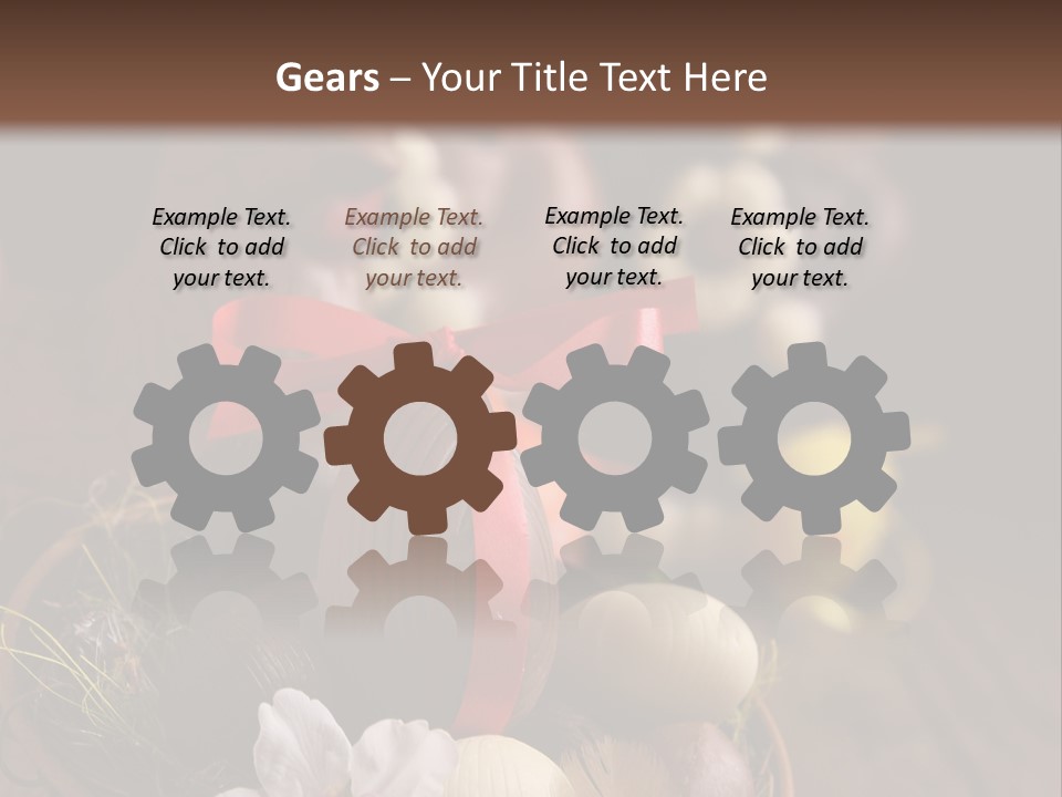 Easter Egg Gift Spring PowerPoint Template