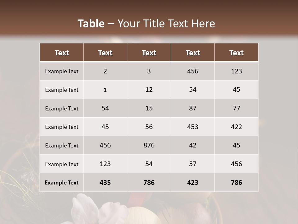 Easter Egg Gift Spring PowerPoint Template