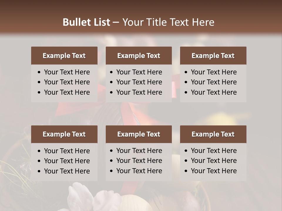 Easter Egg Gift Spring PowerPoint Template