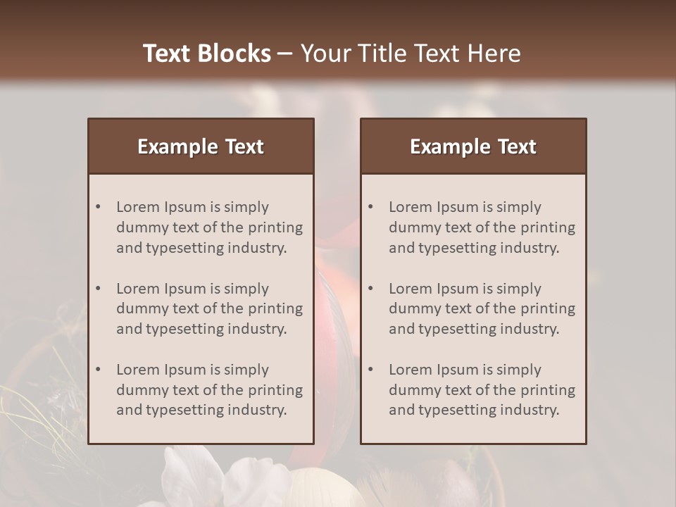 Easter Egg Gift Spring PowerPoint Template