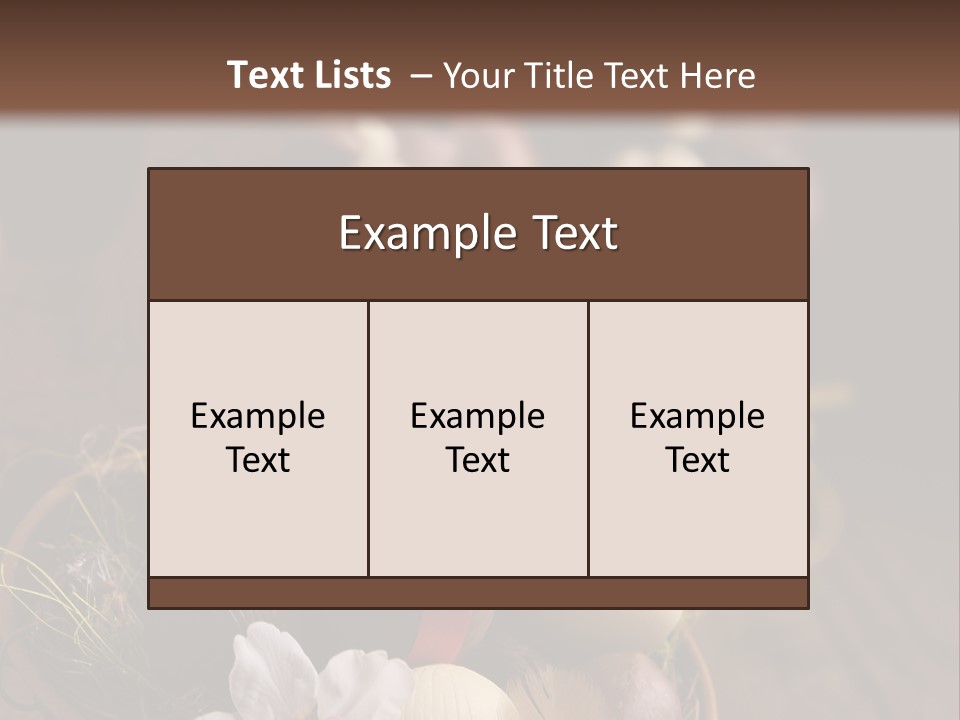 Easter Egg Gift Spring PowerPoint Template
