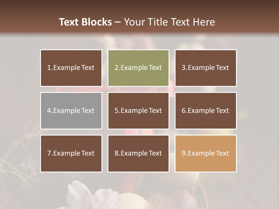 Easter Egg Gift Spring PowerPoint Template