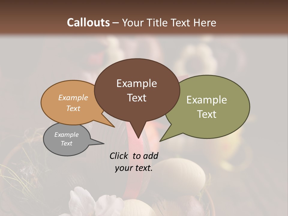 Easter Egg Gift Spring PowerPoint Template