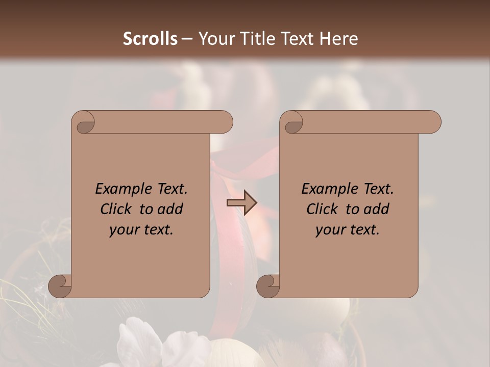 Easter Egg Gift Spring PowerPoint Template