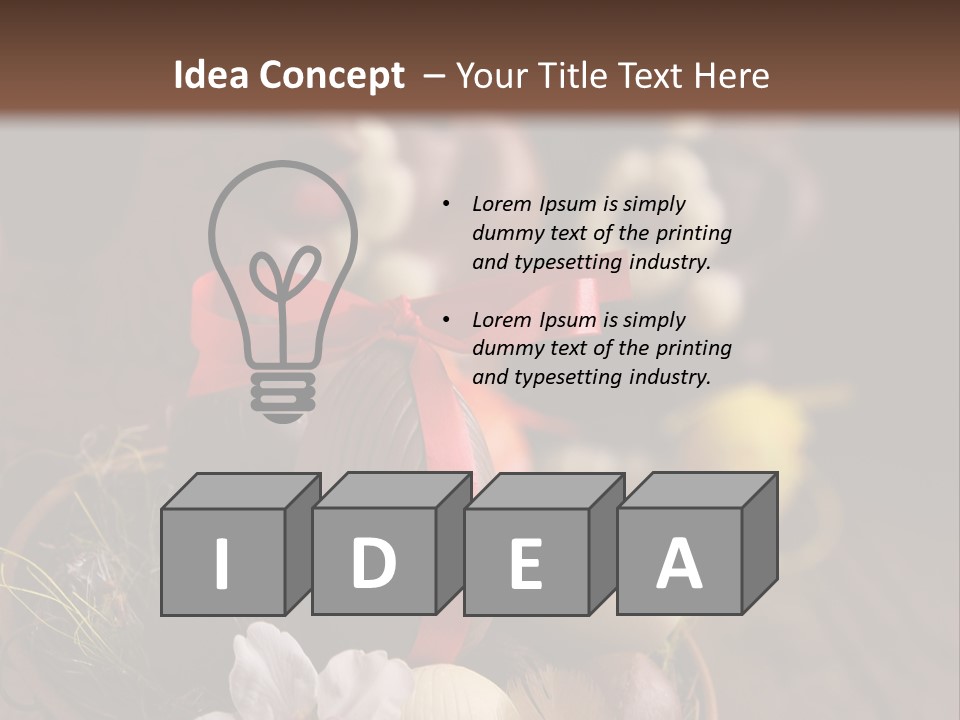 Easter Egg Gift Spring PowerPoint Template