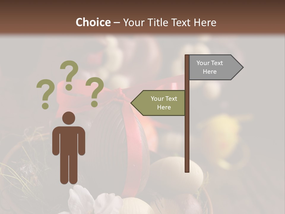 Easter Egg Gift Spring PowerPoint Template