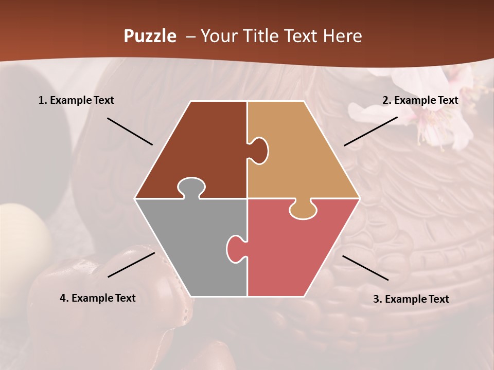 Decoration Gastronomy Chicken PowerPoint Template