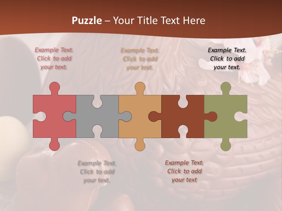 Decoration Gastronomy Chicken PowerPoint Template