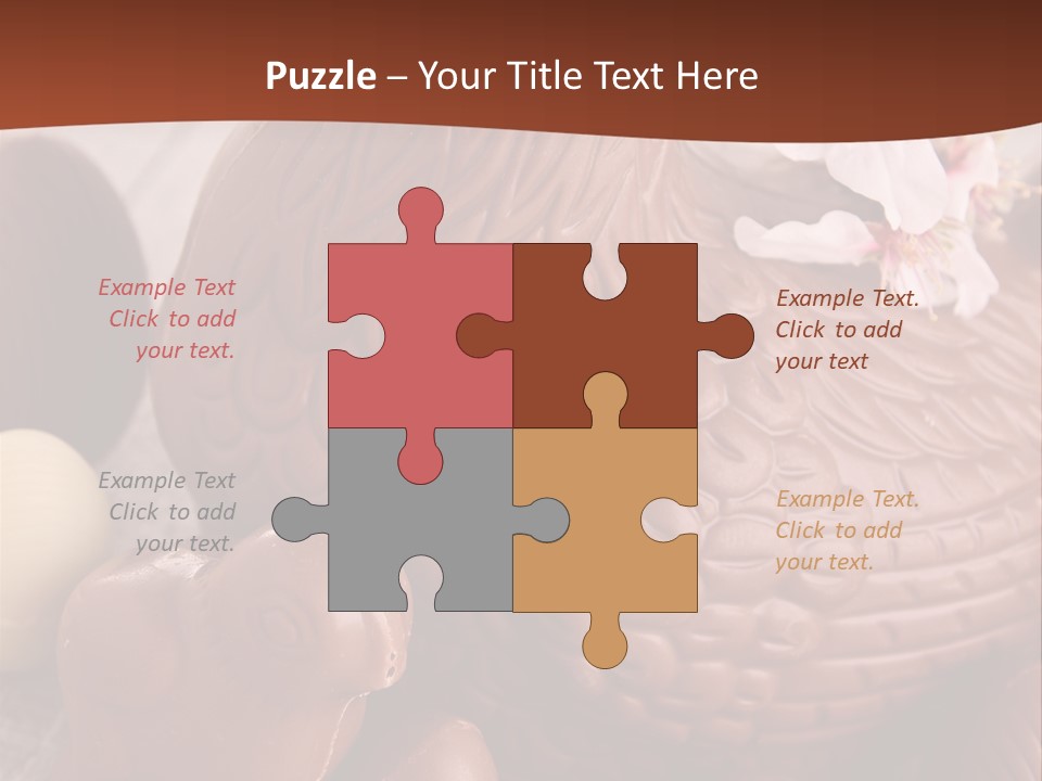 Decoration Gastronomy Chicken PowerPoint Template