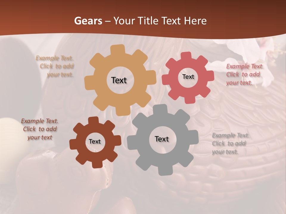 Decoration Gastronomy Chicken PowerPoint Template