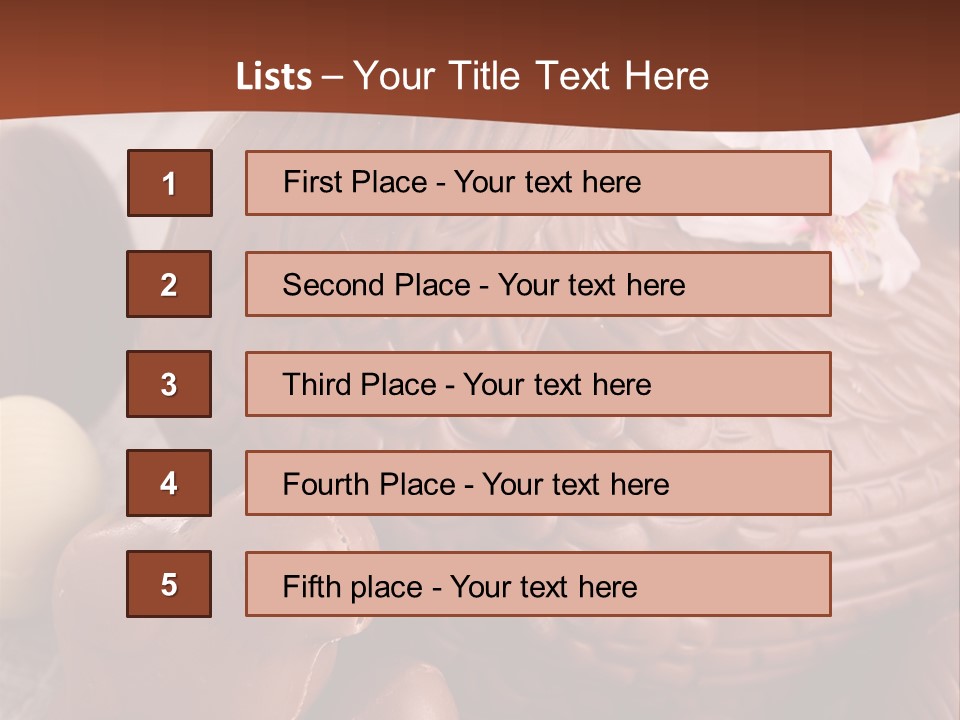 Decoration Gastronomy Chicken PowerPoint Template