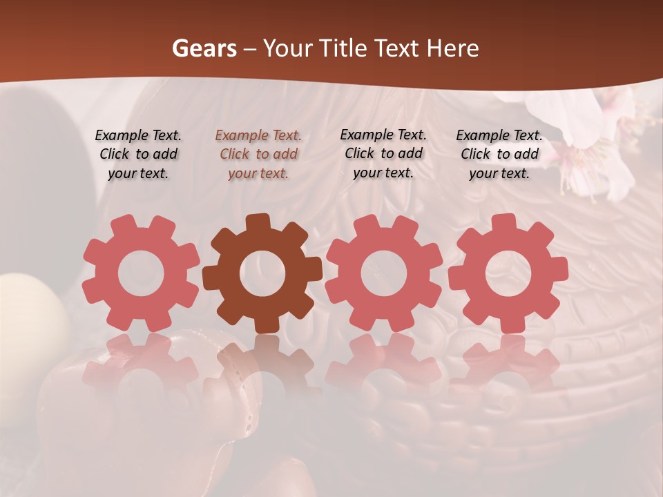 Decoration Gastronomy Chicken PowerPoint Template