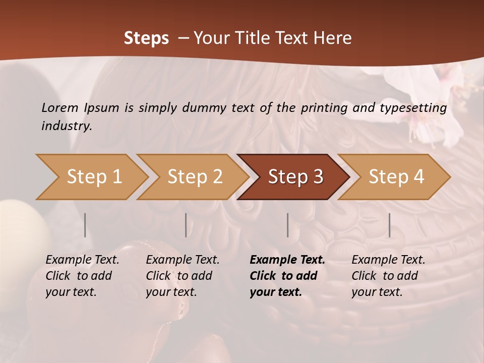 Decoration Gastronomy Chicken PowerPoint Template
