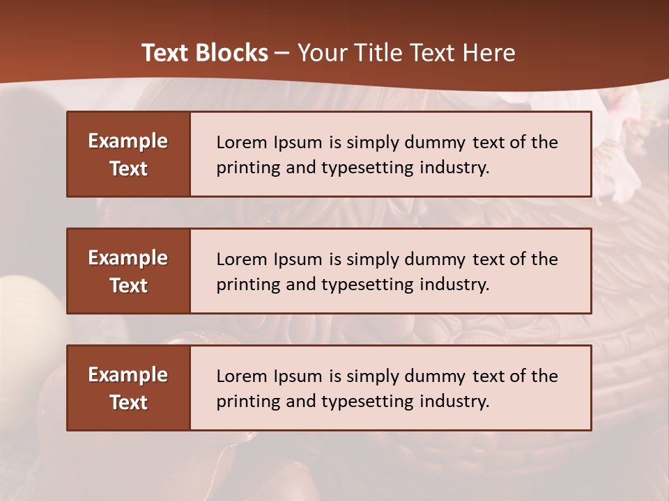 Decoration Gastronomy Chicken PowerPoint Template